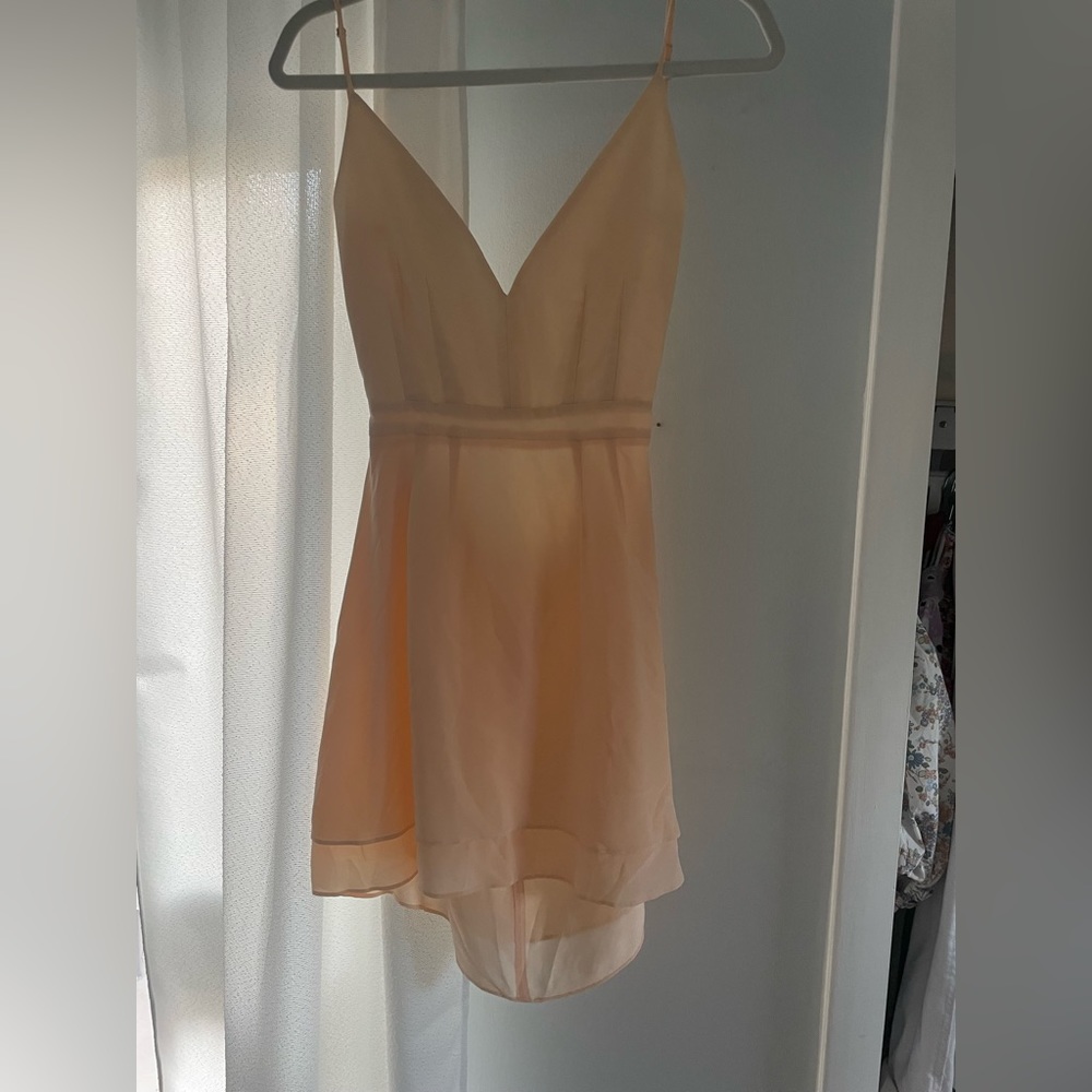Jennifer Hope Coral Mini Dress